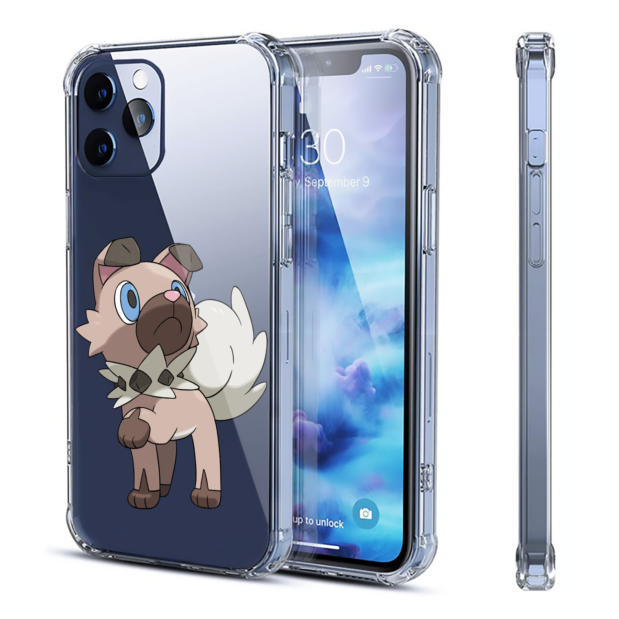 （画像用） ポケットモンスター Pokémon 【iPhone 12シリーズ対応】透明スマホケース（クリアソフトケース）